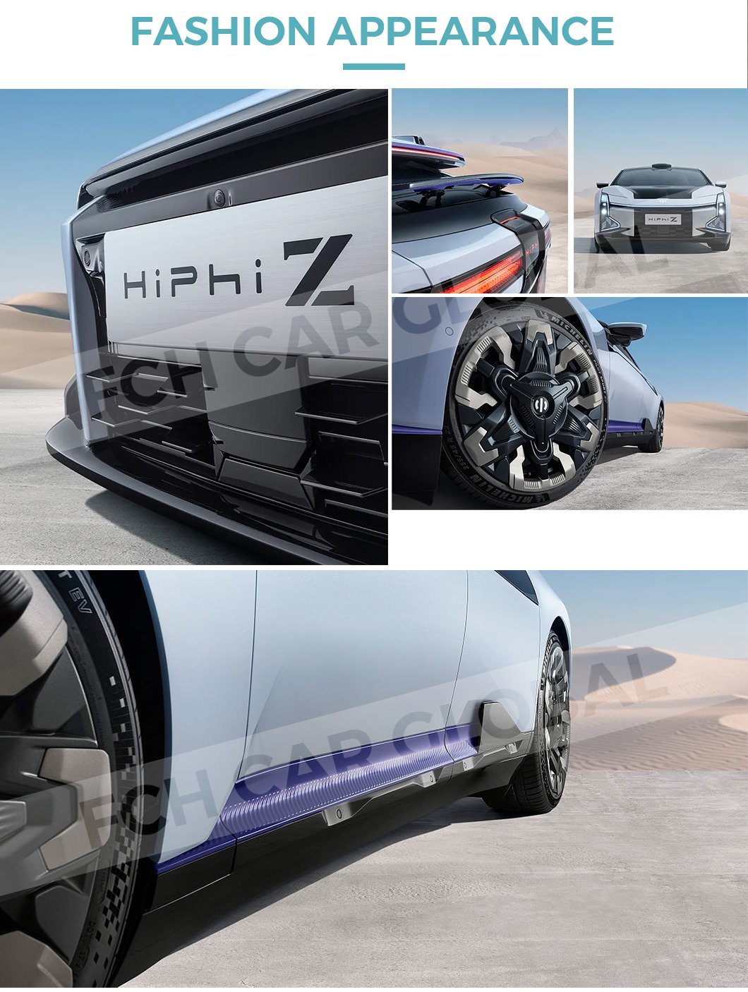 2023 Hiphi Z Luxury EV SUV Sedan Hatch Batch Racing Hiphiz 4WD New Car New EV Car Made in China Hiphi Z Electric Car