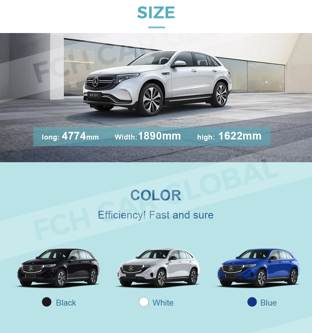 2022 Mercedes Benz used Eqb Eqc 260 350 EV Cars Full Range Model Version High Performance 5 Seats Electric SUV New Car for Sale