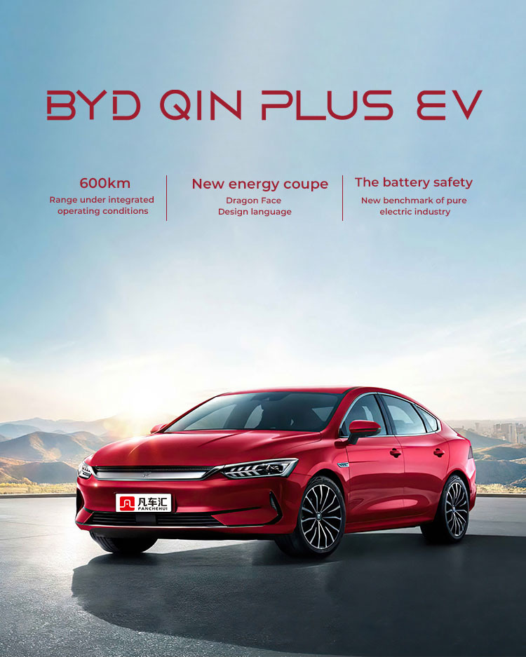 in Stock 2023 400km 1310 Km Luxury Electric Car New Energy Vehicle Phev Byd Qin Plus PRO Flagship EV 300 400 500 600 690 Prices