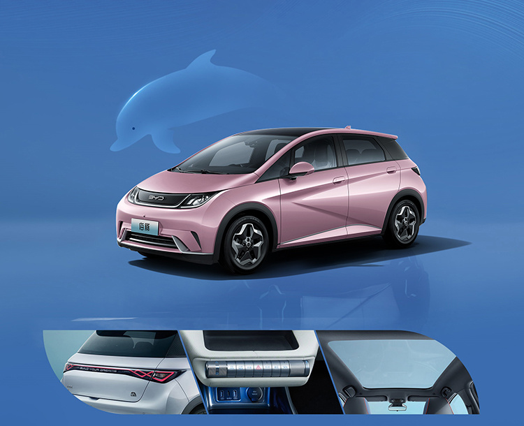 Electric Car Range 405km Hot Sale Vehicle for Family Used Byd Dolphin Made in China Smart Car with Modernism Technology