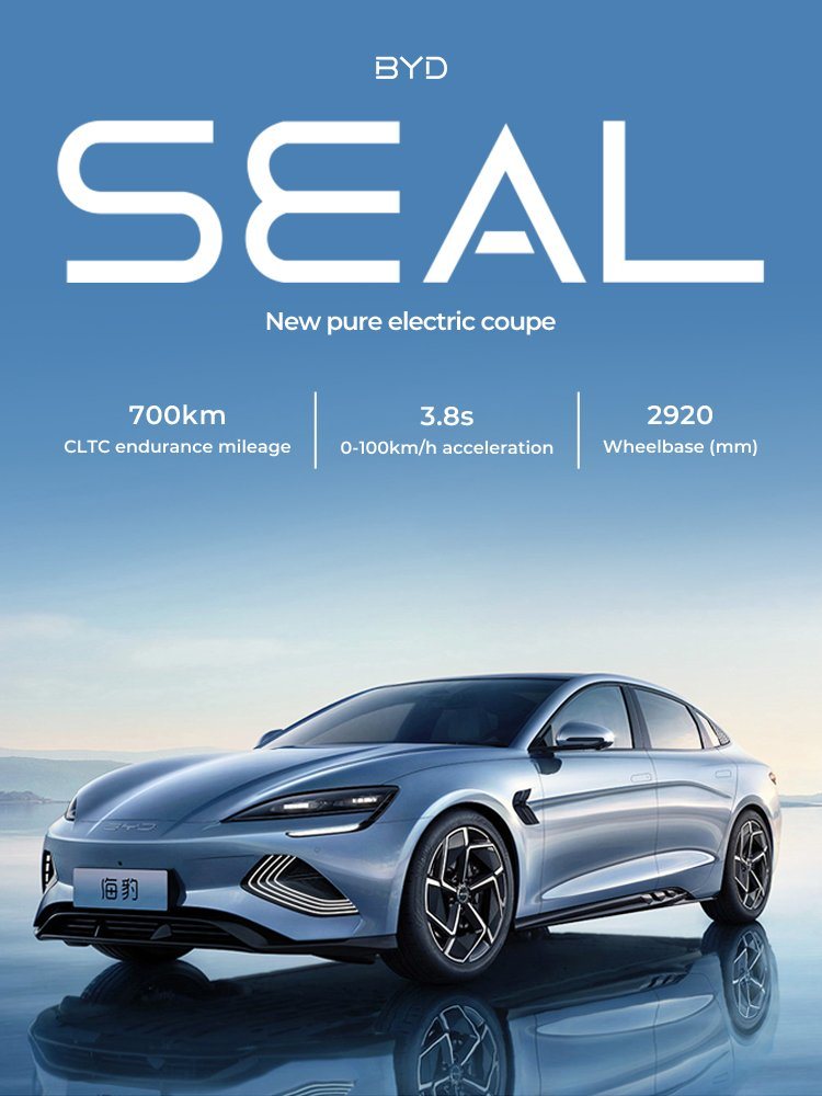 Byd Seal 650km 4WD Version Long Endurance Electric Car Electrocars Car New Energy Vehicles High Quality Sedan Byd Seal