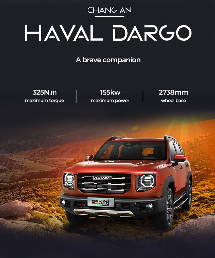 Haval Dargo 2022 1.5t DCT Two-Drive Husky Version/SUV/Gasoline Vehicle Hot Sale in China/Car
