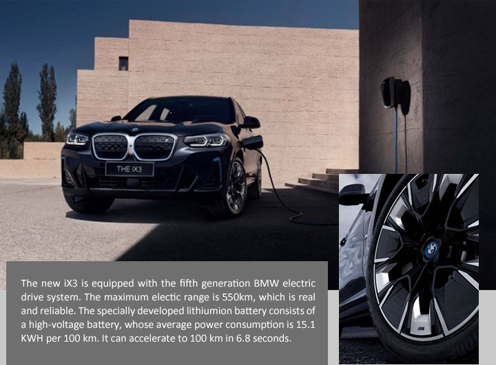 BMW IX3 Change to Create Collar Type Good Service 5 Seats High Speed Electric Used Cars Used BMW IX3/SUV/Car