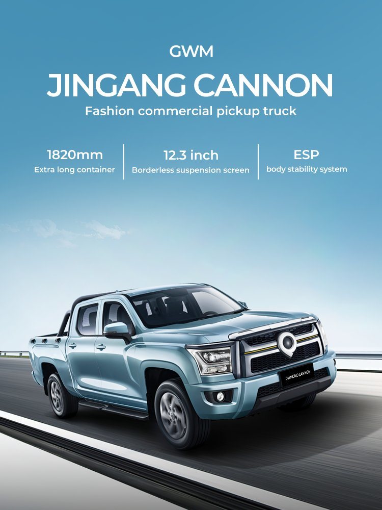 2022changcheng Haval Gwm Jingang Cannon 2.0t Manual Two-Drive Entrepreneurial Teu Diesel/Pickup Truck/Car