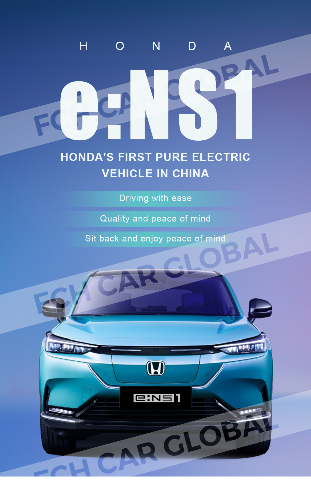 Honda Ens1 510km Long Range High Speed New Energy Best Electric SUV EV Cars on Sale in China Used Vehicle