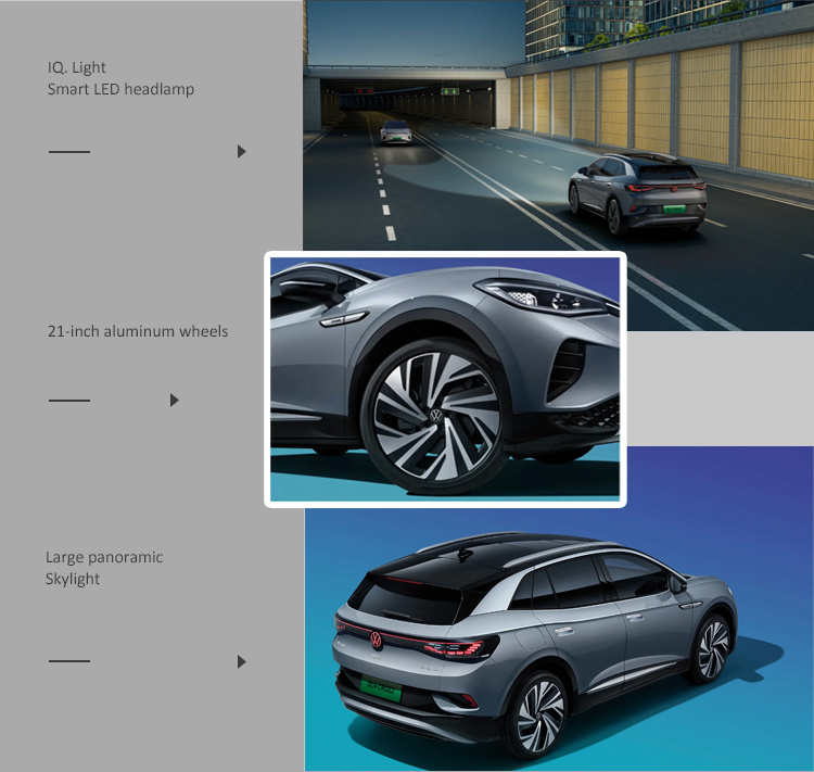 2021 2022 China High Speed Adult New Electric Car New Energy Vehicles SUV Car VW ID 4 ID4 ID. 4 ID. 4 Crozz X Lite PRO Pure Prime