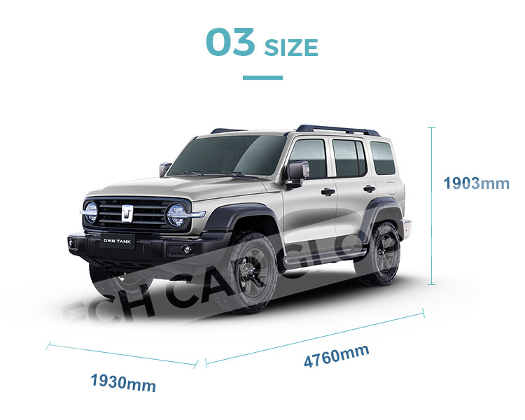 China′s Best-Selling Brand Great Wall Motors Hard off-Road Tank 300 Excellent View of The Trunk Space Large Chassis High
