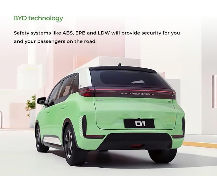 China Byd D1high Performance Electric Car SUV with Long Range and High Speed New Energy Byd Seal Byd D1 Byd E5 EV Car