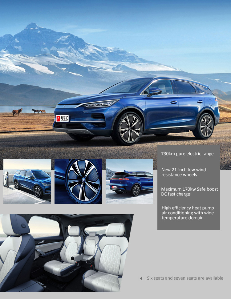 Byd Tang 2022 EV 635km All-Wheel-Drive Flagship 108.8kwh 380kw /Electrical Car Electric Vehicle Auto Car Battery Car /SUV/