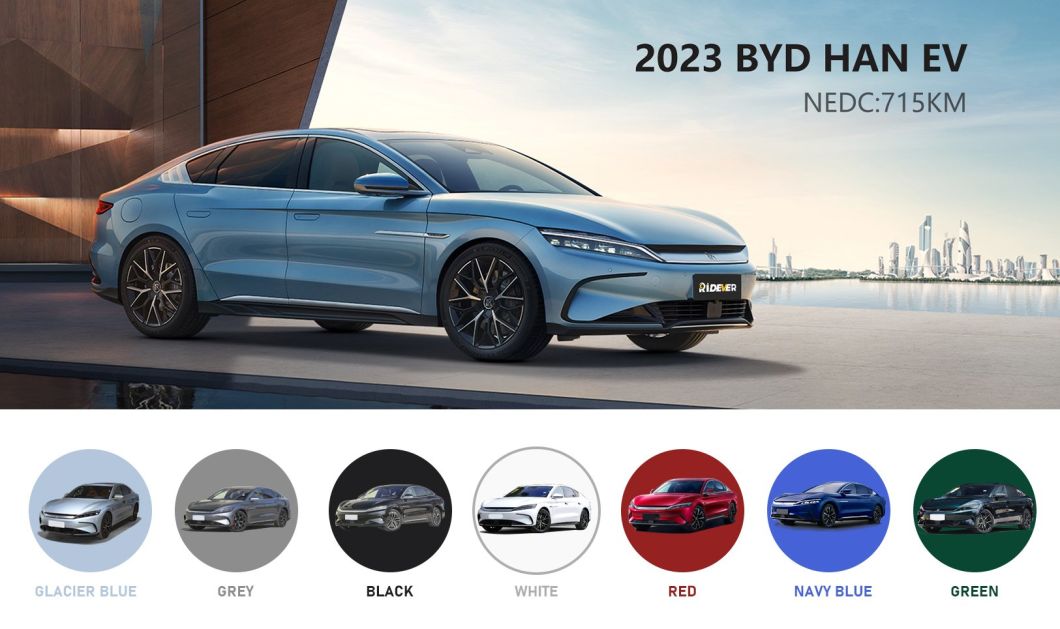 Carro Electrico 2023 New Model Byd Han Champion Version Pure Electric Vehicle New Cars in Stock