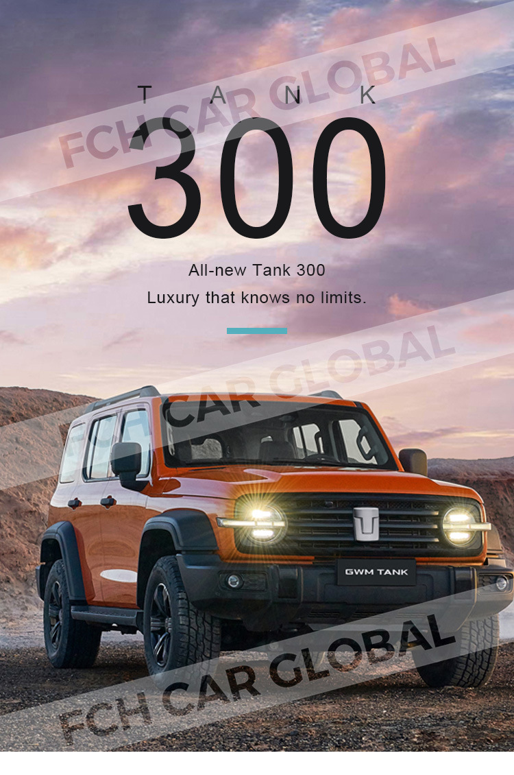 Chinese Hot Sale Great Wall Tank 300 400 500 Medium SUV New Car in Stock off Road 4WD Vehicle